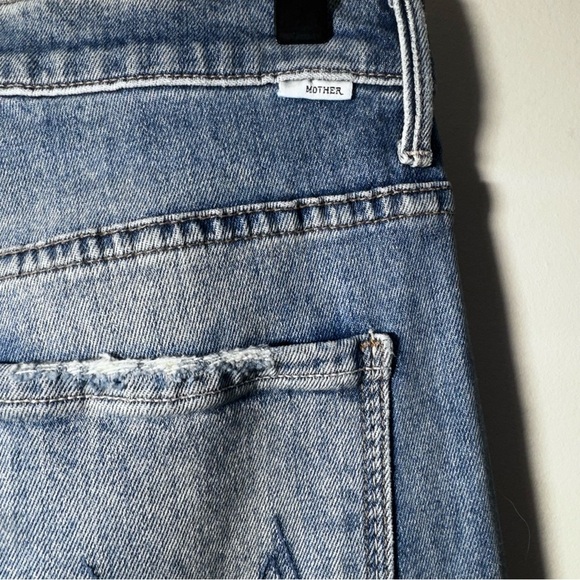 MOTHER - The Stunner Ankle Step Fray Jeans in Helter Skelter Size 28 - Picture 11 of 16